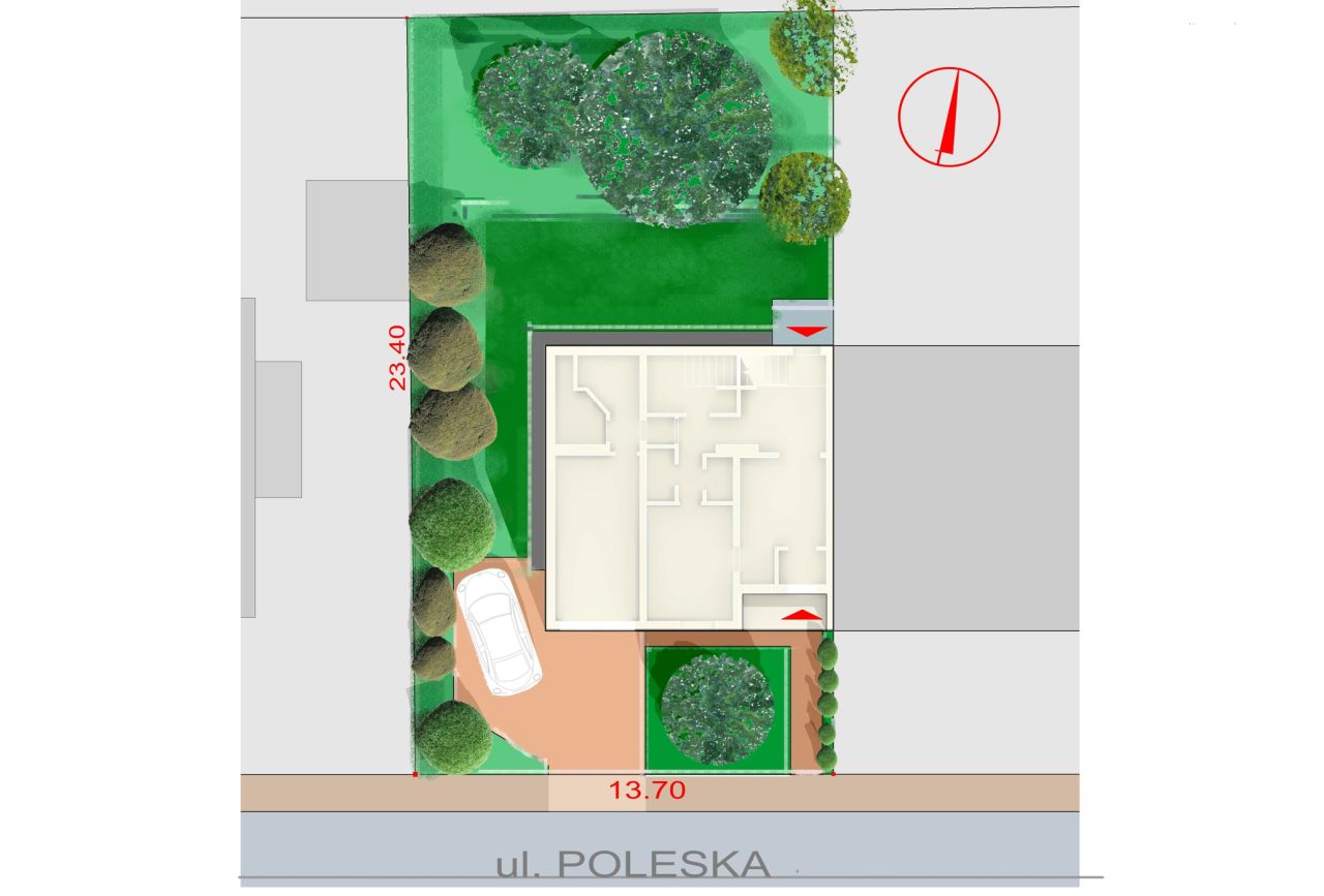 bliźniak, 6 pokoi Katowice Ligota, ul. Poleska. Zdjęcie 19