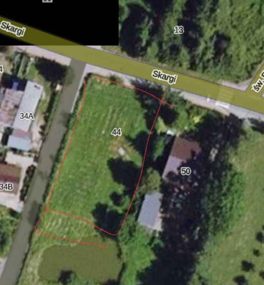 Działka budowlana Ostrówek, ul. Piotra Skargi. Zdjęcie 1