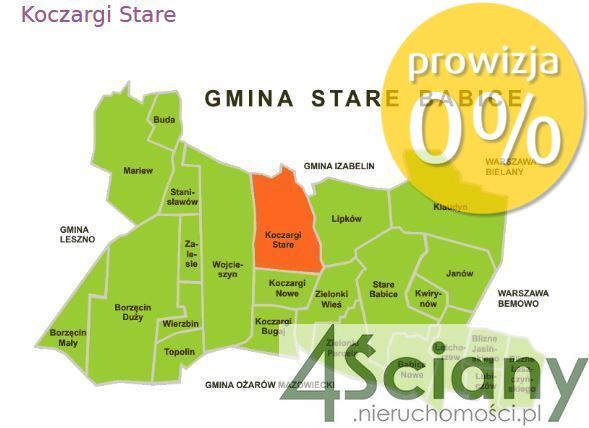 Działka budowlana Stare Babice. Zdjęcie 8