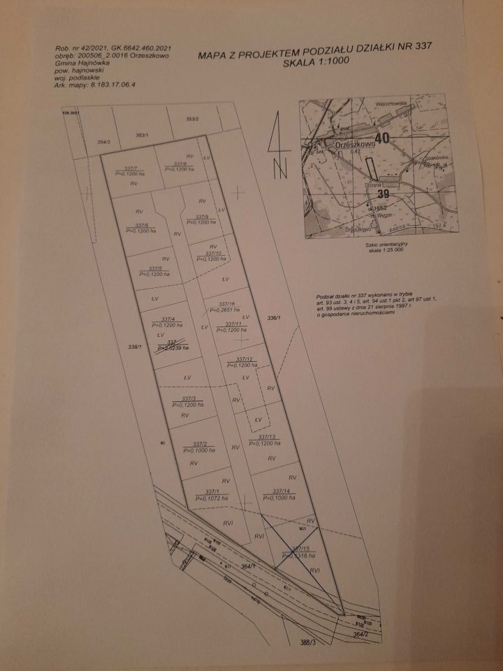 Działka budowlana Orzeszkowo Olszyna. Zdjęcie 8