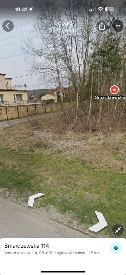 Działka budowlana Łagiewniki Nowe, ul. Smardzewska