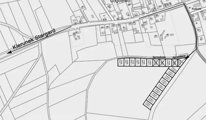 Działka budowlana Gogolewo, ul. Lipowa