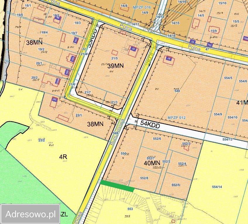 Działka budowlana Różan, ul. Bursztynowa. Zdjęcie 4