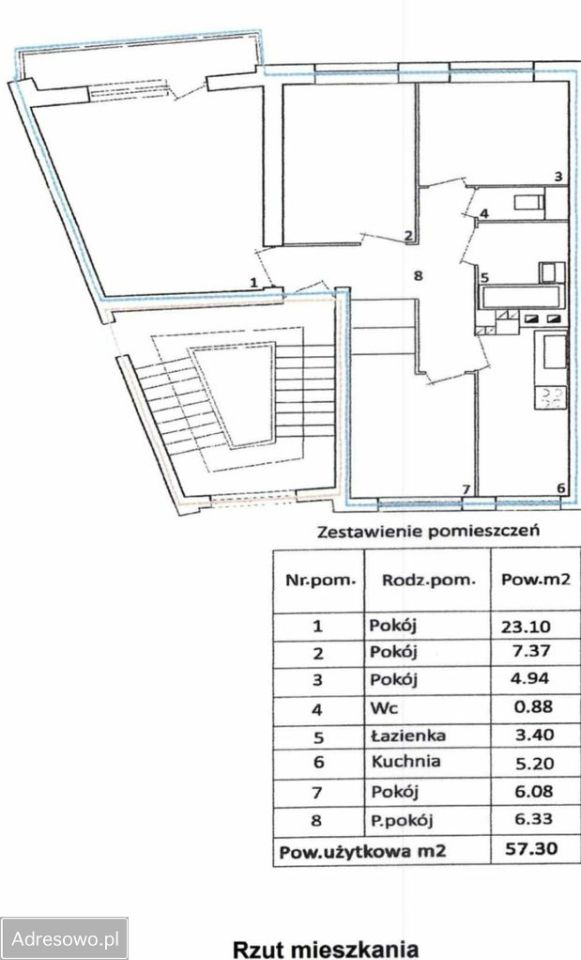 Mieszkanie 4-pokojowe Przemyśl, ul. Grunwaldzka. Zdjęcie 2