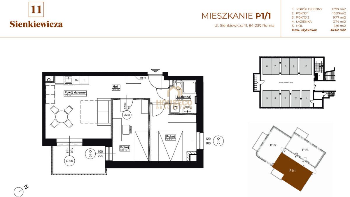 Mieszkanie 3-pokojowe Rumia Centrum, ul. Sienkiewicza. Zdjęcie 5
