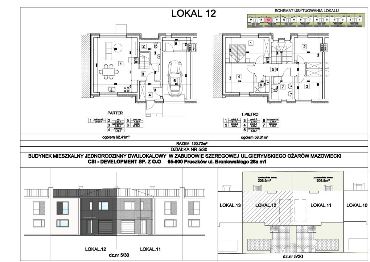 dom szeregowy, 5 pokoi Ożarów Mazowiecki, ul. Aleksandra Gierymskiego. Zdjęcie 15