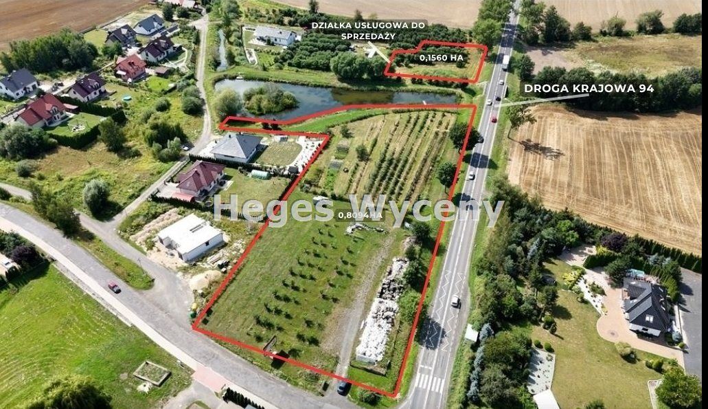 Działka inwestycyjna Gniewomirowice. Zdjęcie 2