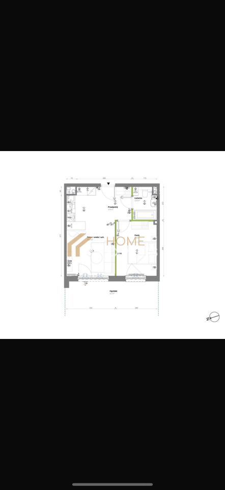 Mieszkanie 2-pokojowe Gdańsk Orunia. Zdjęcie 4