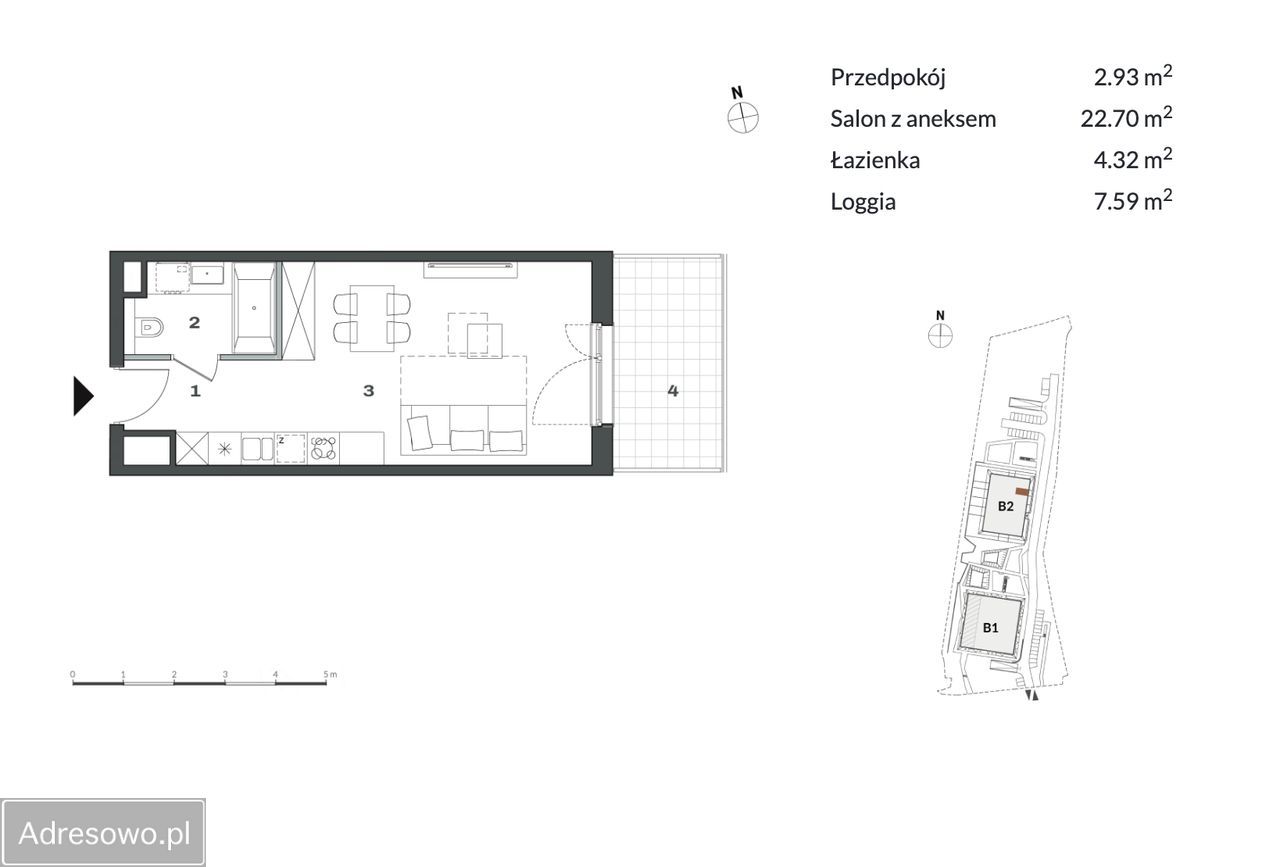 Mieszkanie 1-pokojowe Katowice Bogucice, ul. Nadgórników. Zdjęcie 2