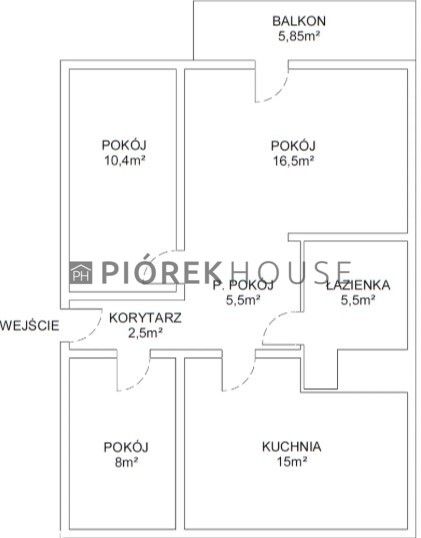 Mieszkanie 3-pokojowe Warszawa Ursynów, ul. Puszczyka. Zdjęcie 5