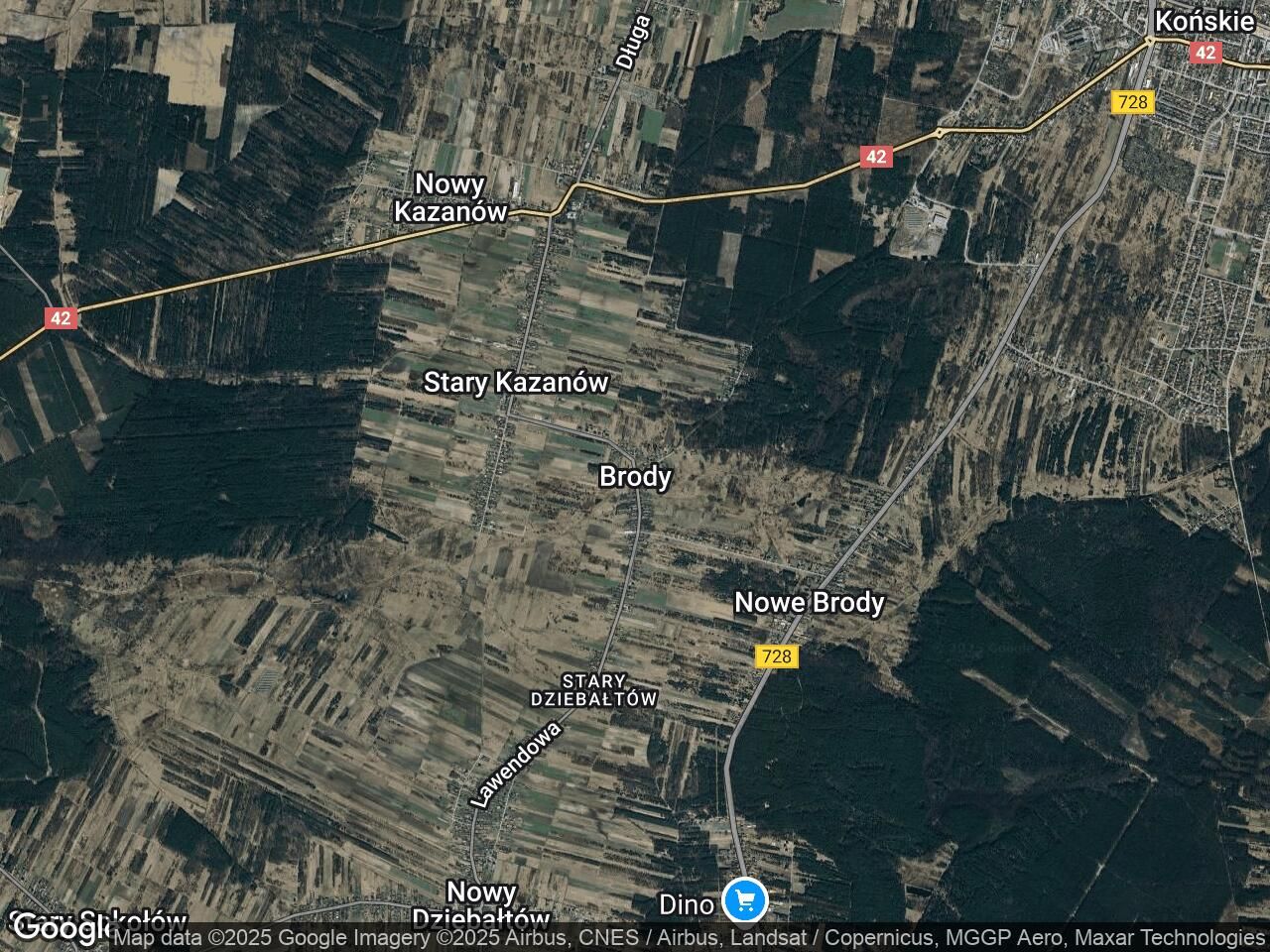 Działka budowlana Brody