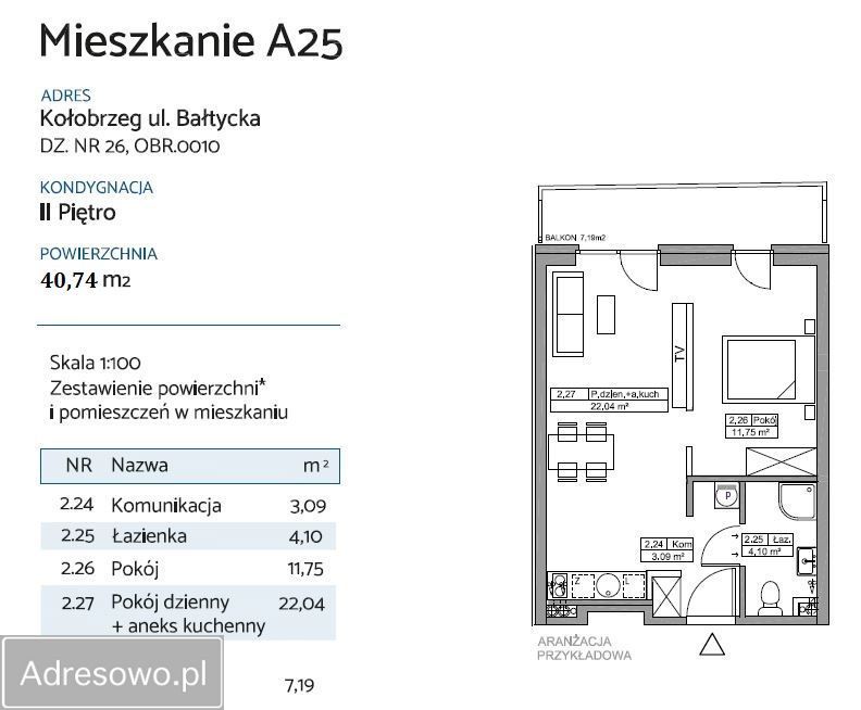 Mieszkanie 2-pokojowe Kołobrzeg. Zdjęcie 15