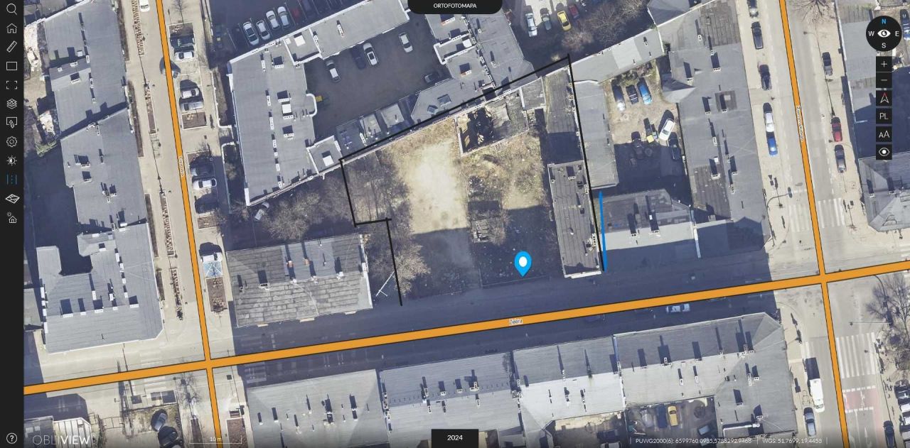 Działka inwestycyjna Łódź Polesie, ul. Zielona. Zdjęcie 3