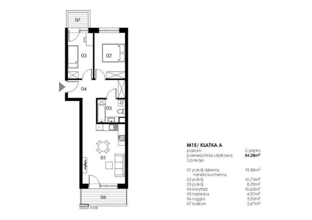 Mieszkanie 3-pokojowe Koszalin, ul. Wenedów. Zdjęcie 7