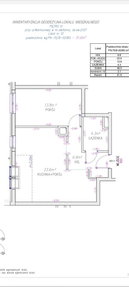 Mieszkanie 2-pokojowe Jabłonna, ul. Marmurowa