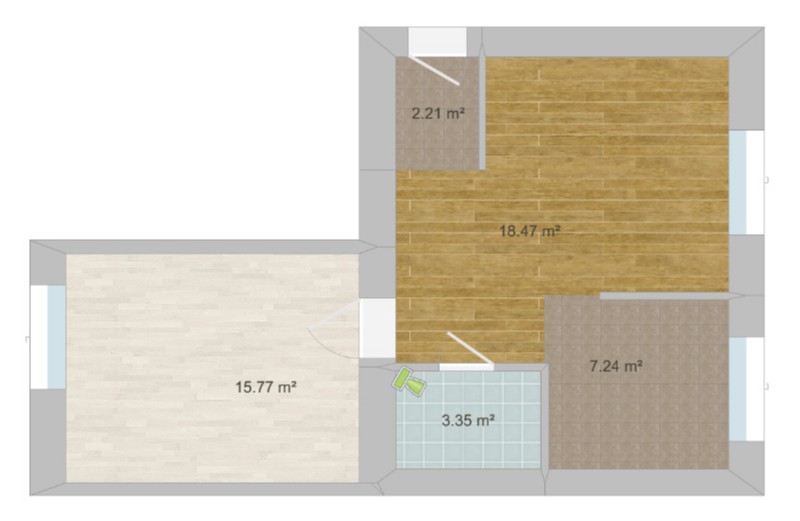 Mieszkanie 2-pokojowe Pyskowice, ul. Krótka