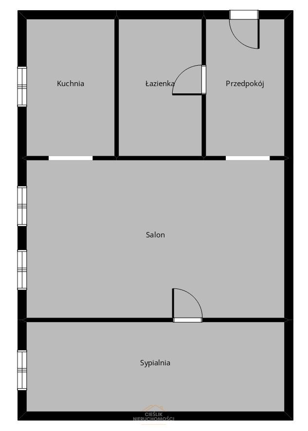Mieszkanie 2-pokojowe Gliwice Śródmieście, ul. Norberta Barlickiego. Zdjęcie 17