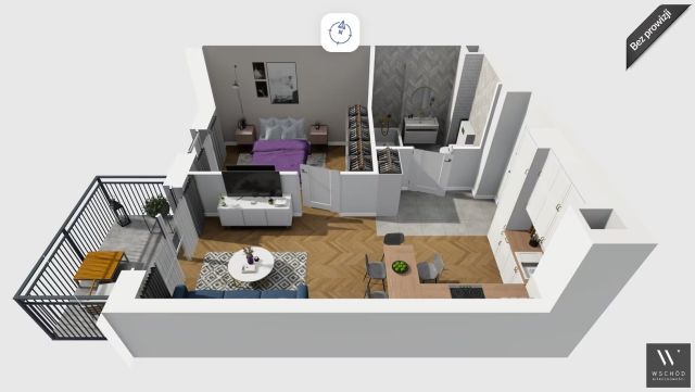 Mieszkanie 2-pokojowe Kraków Prądnik Biały. Zdjęcie 1