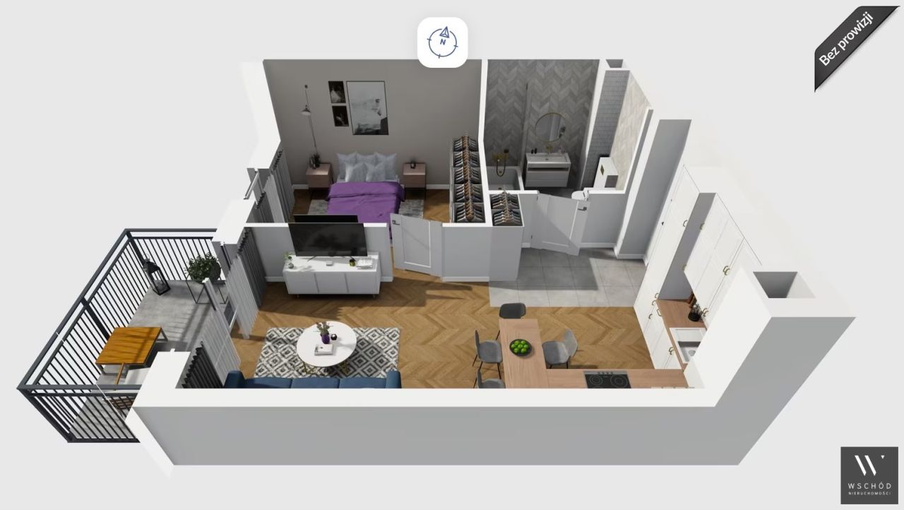 Mieszkanie 2-pokojowe Kraków Prądnik Biały