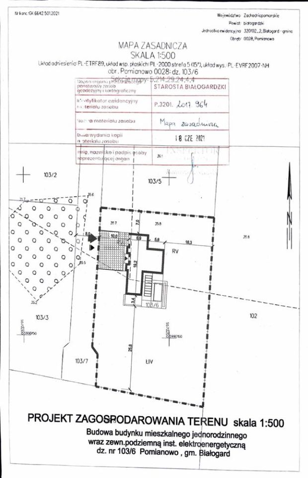 Działka budowlana Pomianowo. Zdjęcie 2