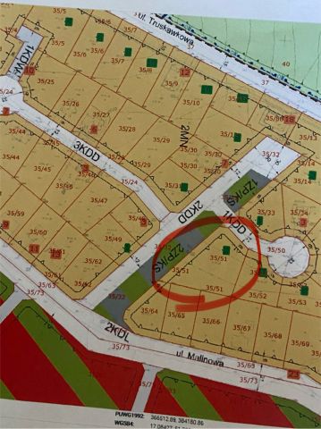 Działka budowlana Trzebnica, ul. Borówkowa. Zdjęcie 1