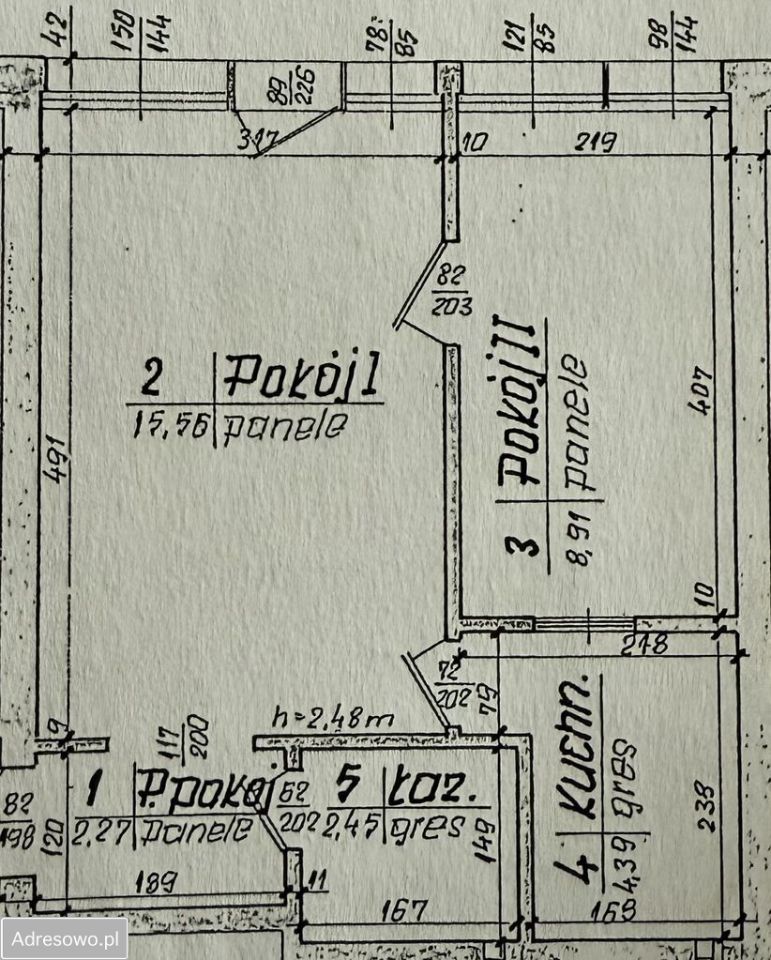 Mieszkanie 2-pokojowe Szczecin Centrum, ul. Obrońców Stalingradu