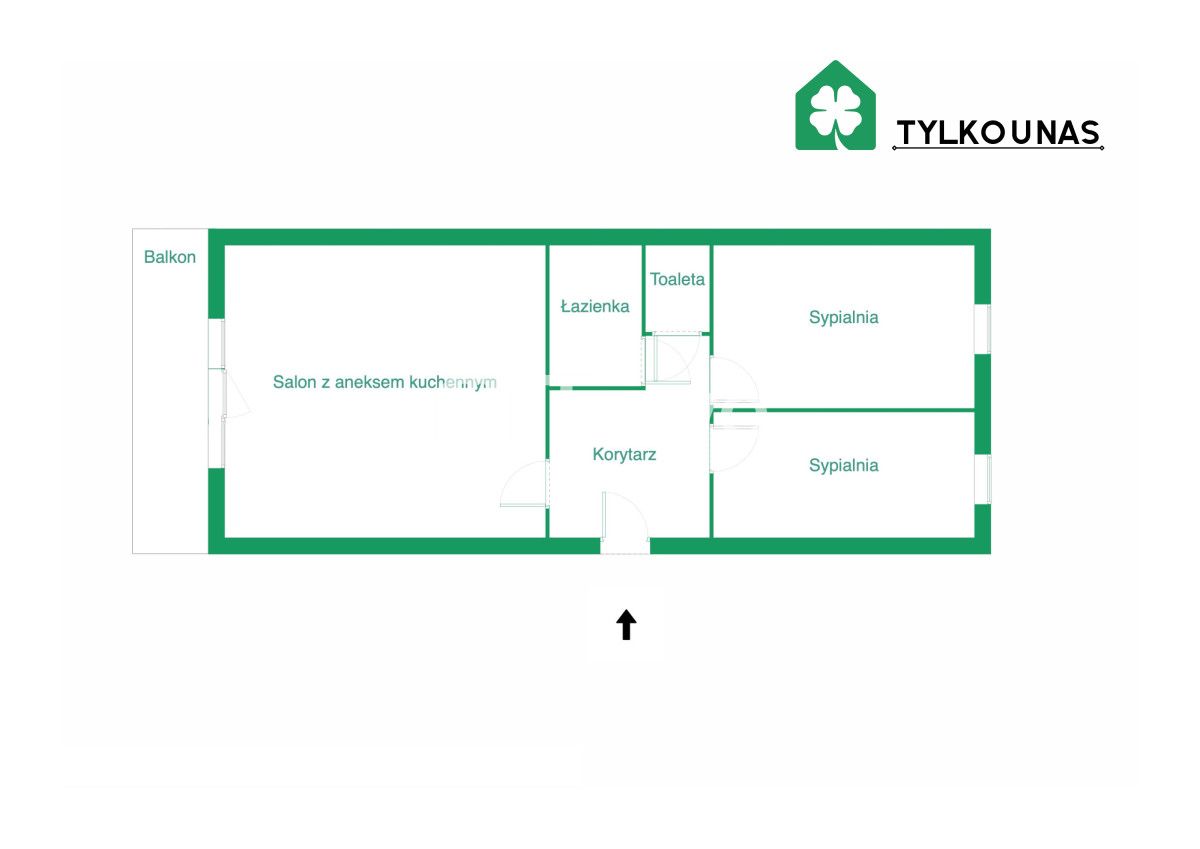 Mieszkanie 3-pokojowe Sopot Brodwino, ul. Oskara Kolberga. Zdjęcie 15