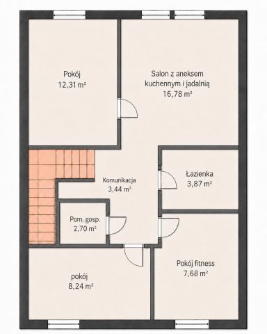 Mieszkanie 4-pokojowe Rzeszów Przybyszówka, ul. Pańska. Zdjęcie 12