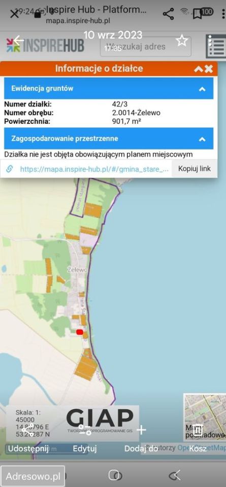 Działka budowlana Żelewo, ul. Miedwiańska. Zdjęcie 3