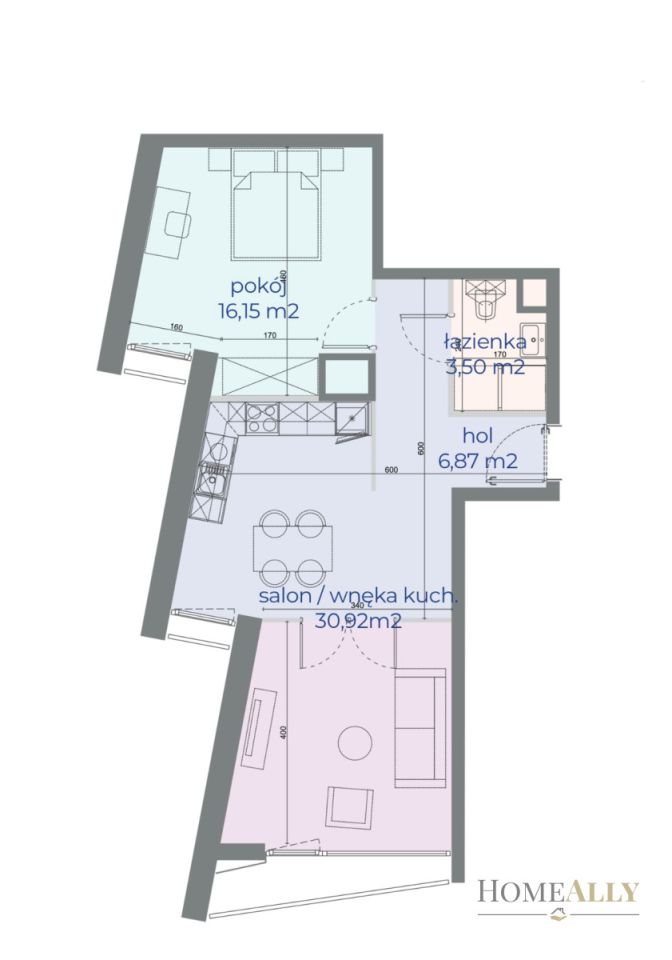 Mieszkanie 2-pokojowe Warszawa Wola, ul. Krochmalna. Zdjęcie 12