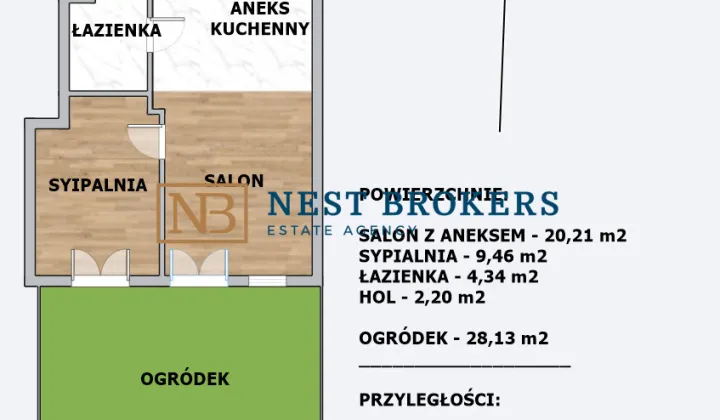 Mieszkanie 2-pokojowe Kraków Czyżyny, ul. Sołtysowska