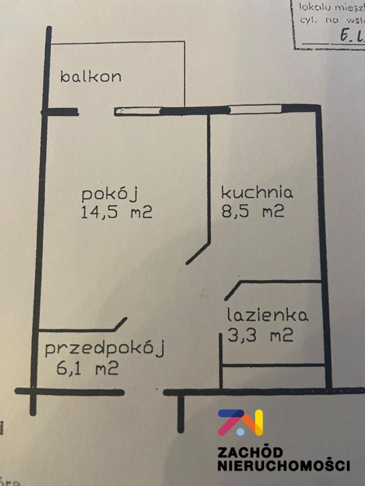 Mieszkanie 1-pokojowe Zielona Góra, ul. Jerzego Waszczyka. Zdjęcie 10