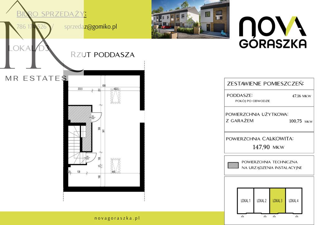 dom szeregowy, 4 pokoje Góraszka. Zdjęcie 7