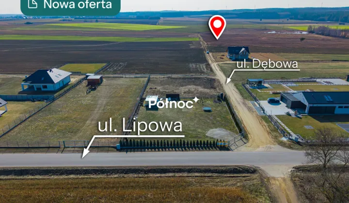 Działka budowlana Giełczyn, ul. Dębowa