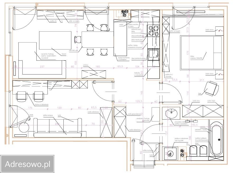 Mieszkanie 3-pokojowe Gdańsk Brzeźno. Zdjęcie 9