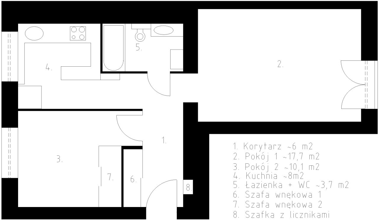 Mieszkanie 2-pokojowe Mielec, ul. Aleja Niepodległości. Zdjęcie 18
