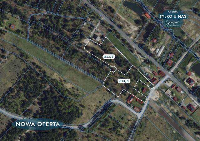 Działka budowlana Szczerców. Zdjęcie 3