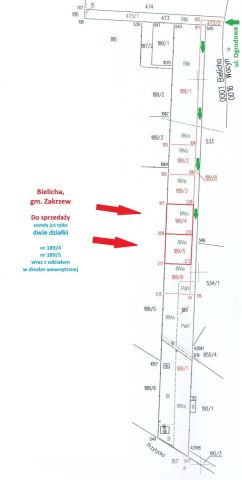 Działka budowlana Bielicha, Bielicha gm Zakrzew. Zdjęcie 2
