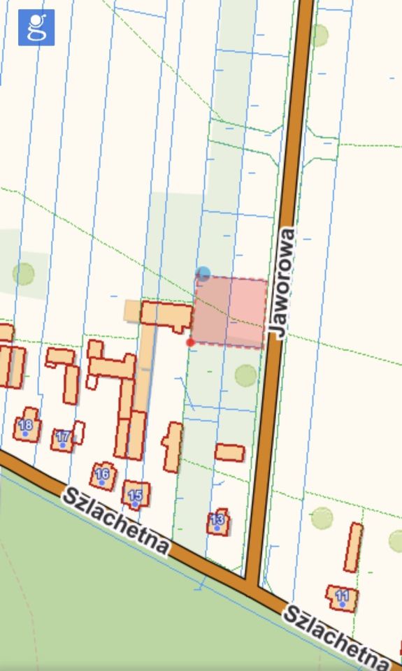 Działka budowlana Leszczydół-Nowiny, ul. Jaworowa. Zdjęcie 2