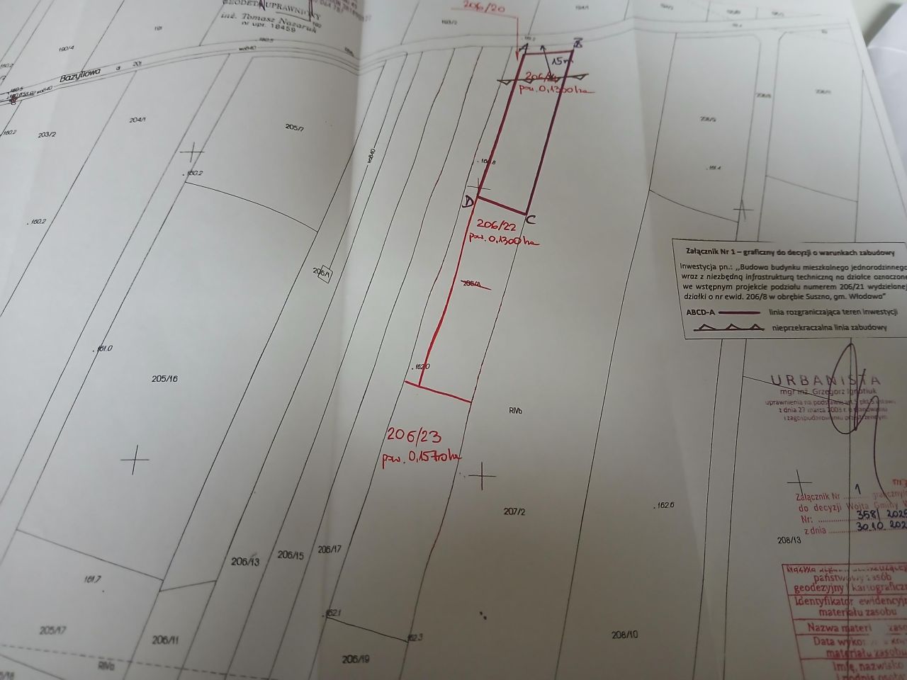 Działka budowlana Suszno, ul. Bazyliowa. Zdjęcie 6