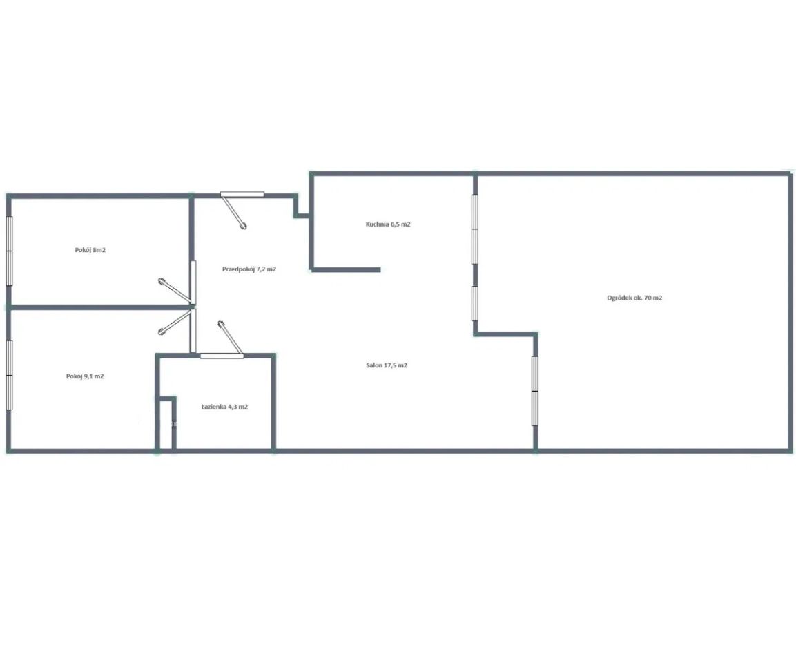 Mieszkanie 3-pokojowe Suwałki, ul. Alfreda Lityńskiego