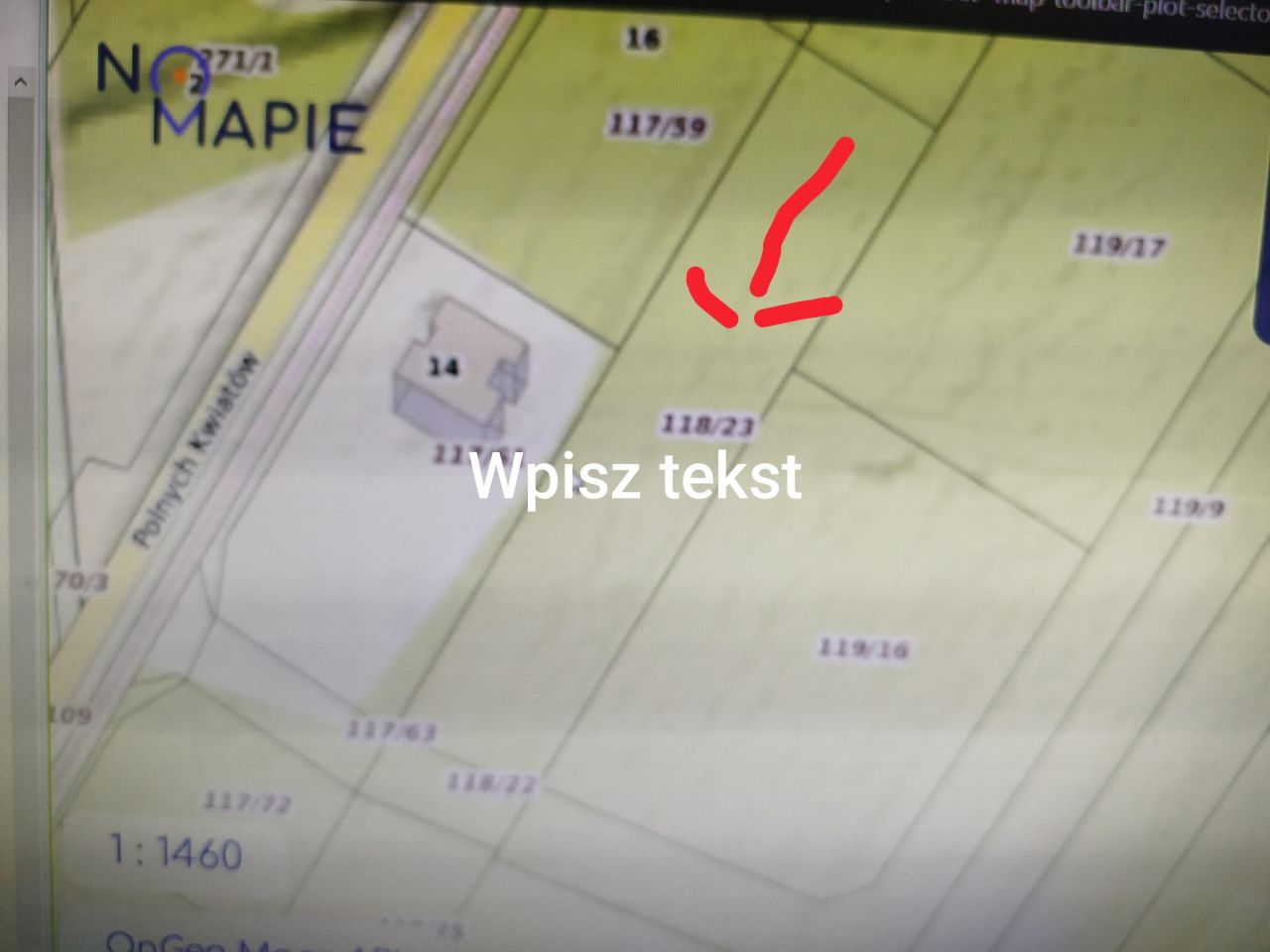 Działka budowlana Opypy, ul. Polnych Kwiatów. Zdjęcie 3