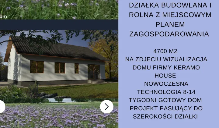 Działka rolno-budowlana Janowice