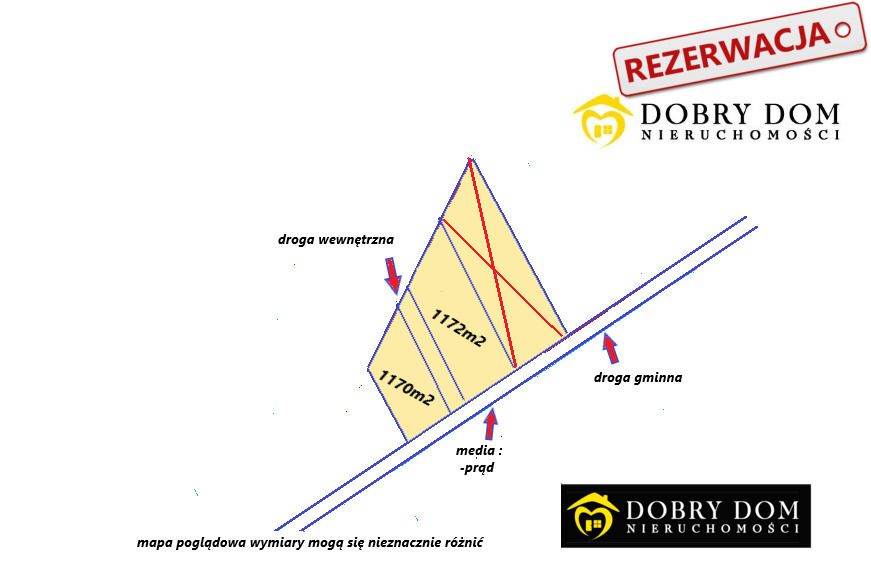 Działka budowlana Brończany. Zdjęcie 2