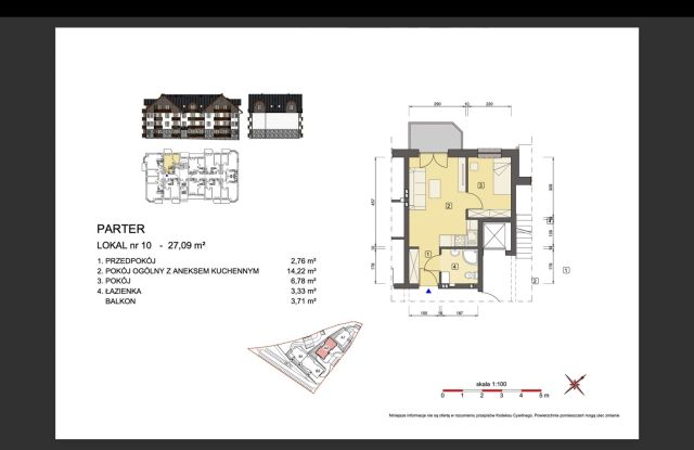 Mieszkanie 2-pokojowe Szklarska Poręba, ul. Osiedle Podgórze. Zdjęcie 12
