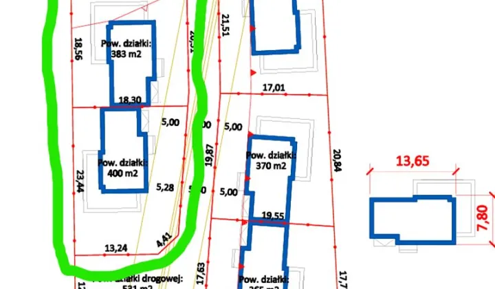 Działka budowlana Radom Młodzianów, ul. Gruntowa