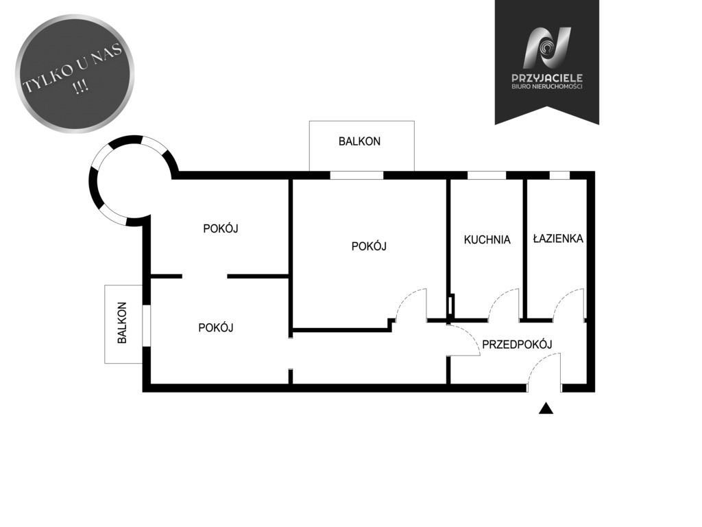 Mieszkanie 3-pokojowe Gdańsk Wrzeszcz, ul. Stanisława Staszica. Zdjęcie 9