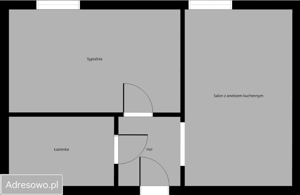 Mieszkanie 2-pokojowe Kraków Nowa Huta, os. Centrum B. Zdjęcie 5