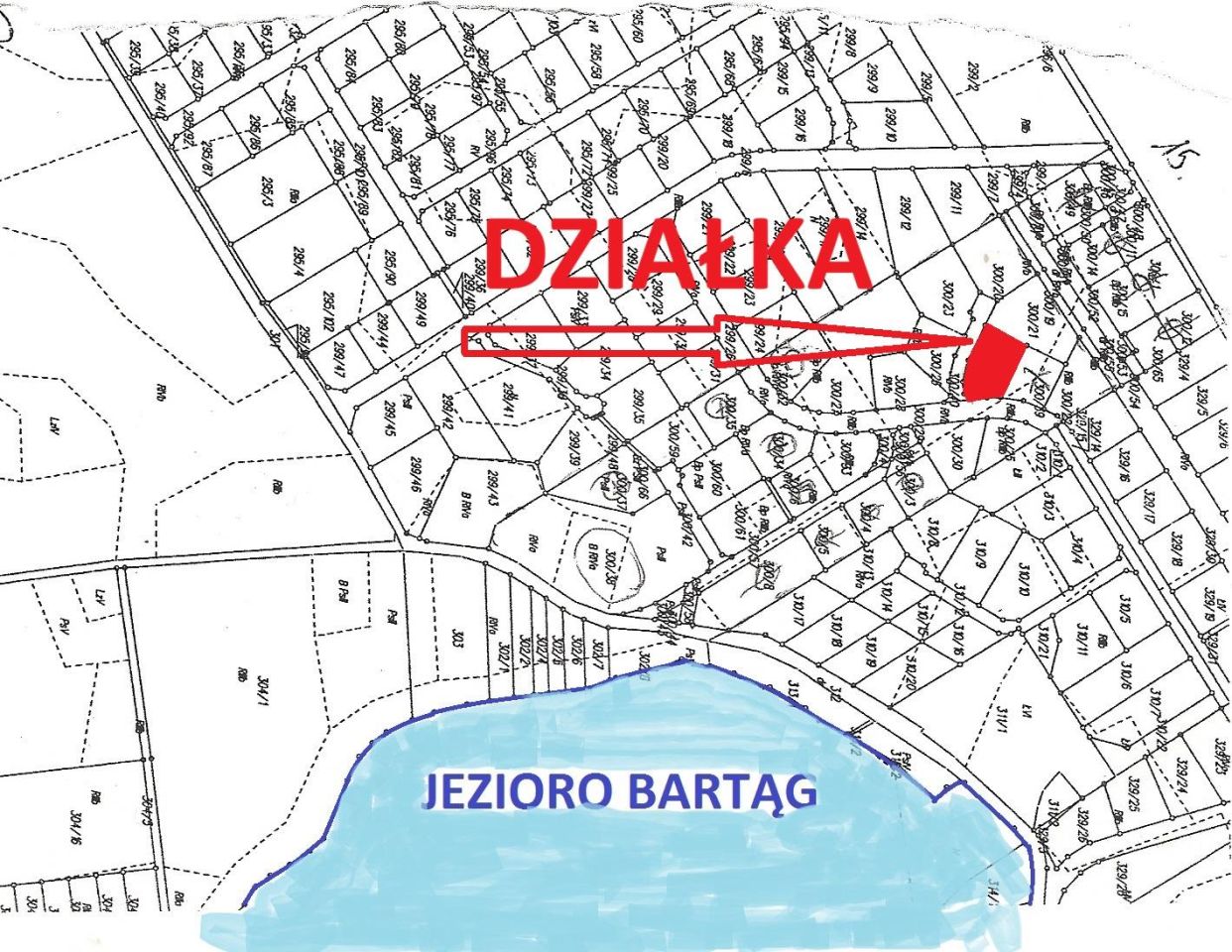Działka budowlana Bartąg, ul. Akacjowa. Zdjęcie 1