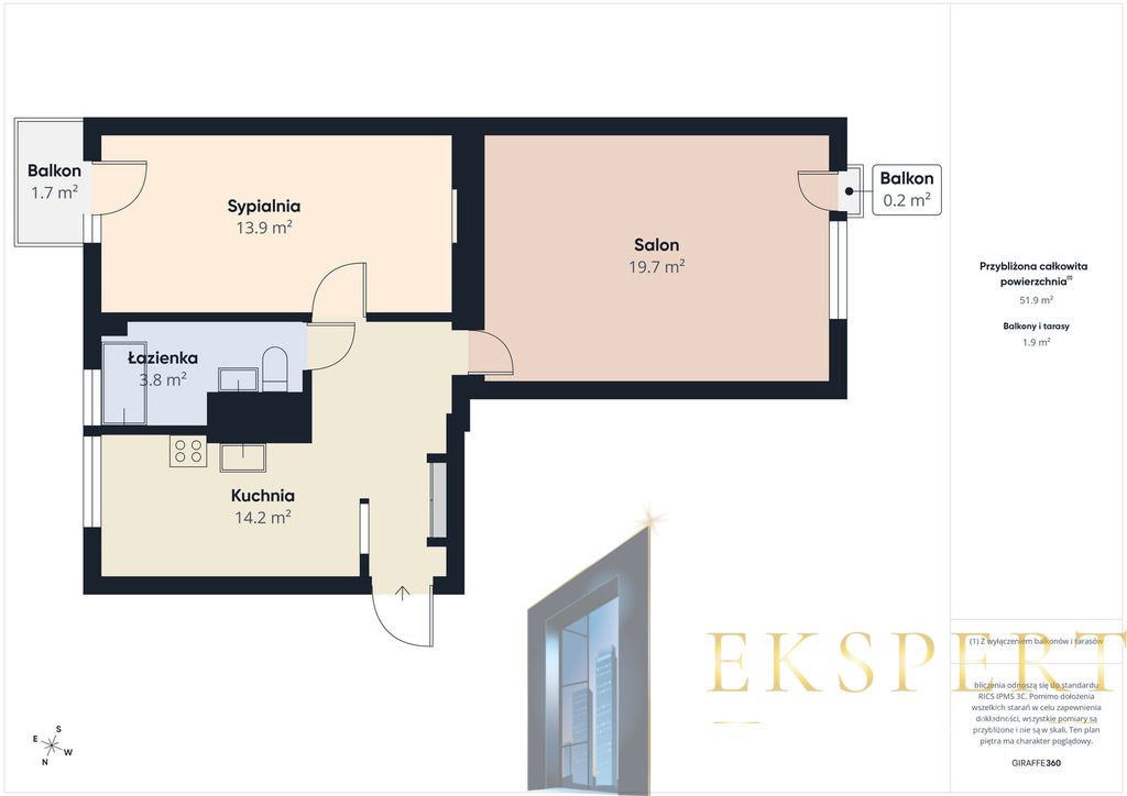 Mieszkanie 2-pokojowe Koszalin, ul. Projektantów. Zdjęcie 5